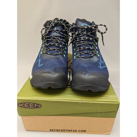 Keen Men's NXIS Evo Mid WP Height Waterproof Hiking Shoe Navy Size 8 - Picture 8 of 12